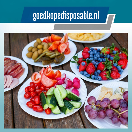 Pappteller 23 cm - 100 Stück