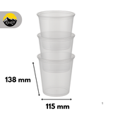 Mikrowelleschale transparent rund 1000cc - 100 Stück