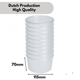 Reusable Transparent Round 500cc - 100 pieces
