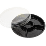 Fondue dish 5-compartment 26cm - 10 pieces
