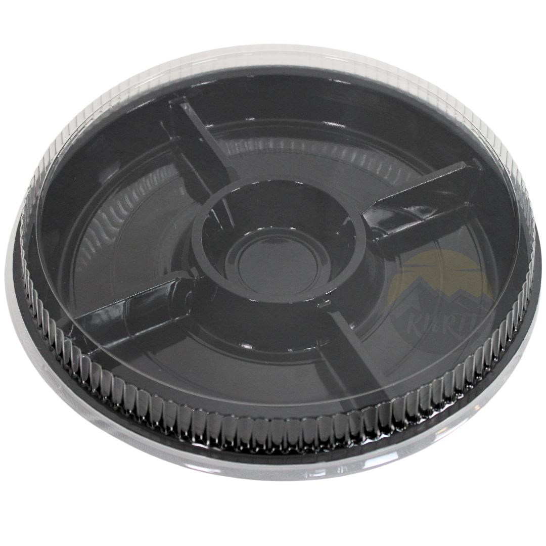 Fondue dish 5-compartment 26cm - 10 pieces