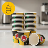 Espressobecher 4 oz Gold / 120ml Karton - 100/500/1000 Stück Einweg