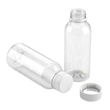 rPET-Flasche 500 ml mit orangefarbenem Deckel | BPA-frei & lebensmittelecht – 25 Stück