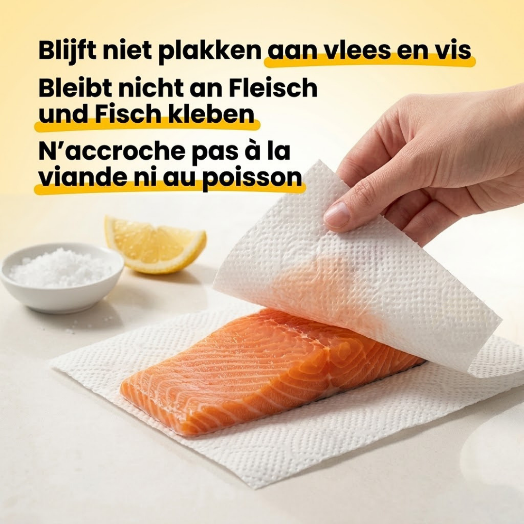 Küchenrollen 3-lagig 32, 64 oder 96 Rollen – 50 Blatt pro Rolle – Küchenpapier Vorratspackung