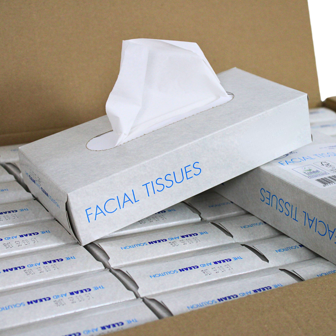 Kosmetiktücher (4.000 Stück) 2-lagig, Cellulose Papiertaschentücher, 40 Boxen x 100 Gesichtstücher