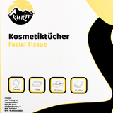 Kosmetiktücher (4.000 Stück) 2-lagig, Cellulose Papiertaschentücher, 40 Boxen x 100 Gesichtstücher