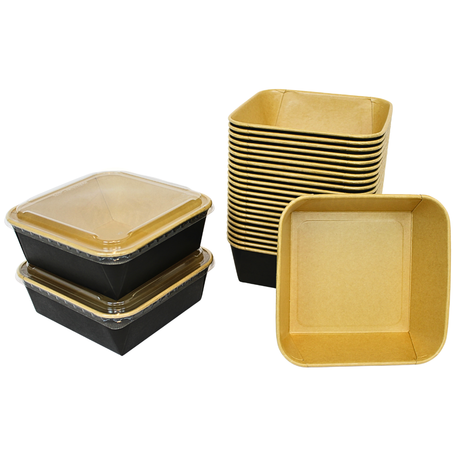Magnetron bakjes gestapeld
