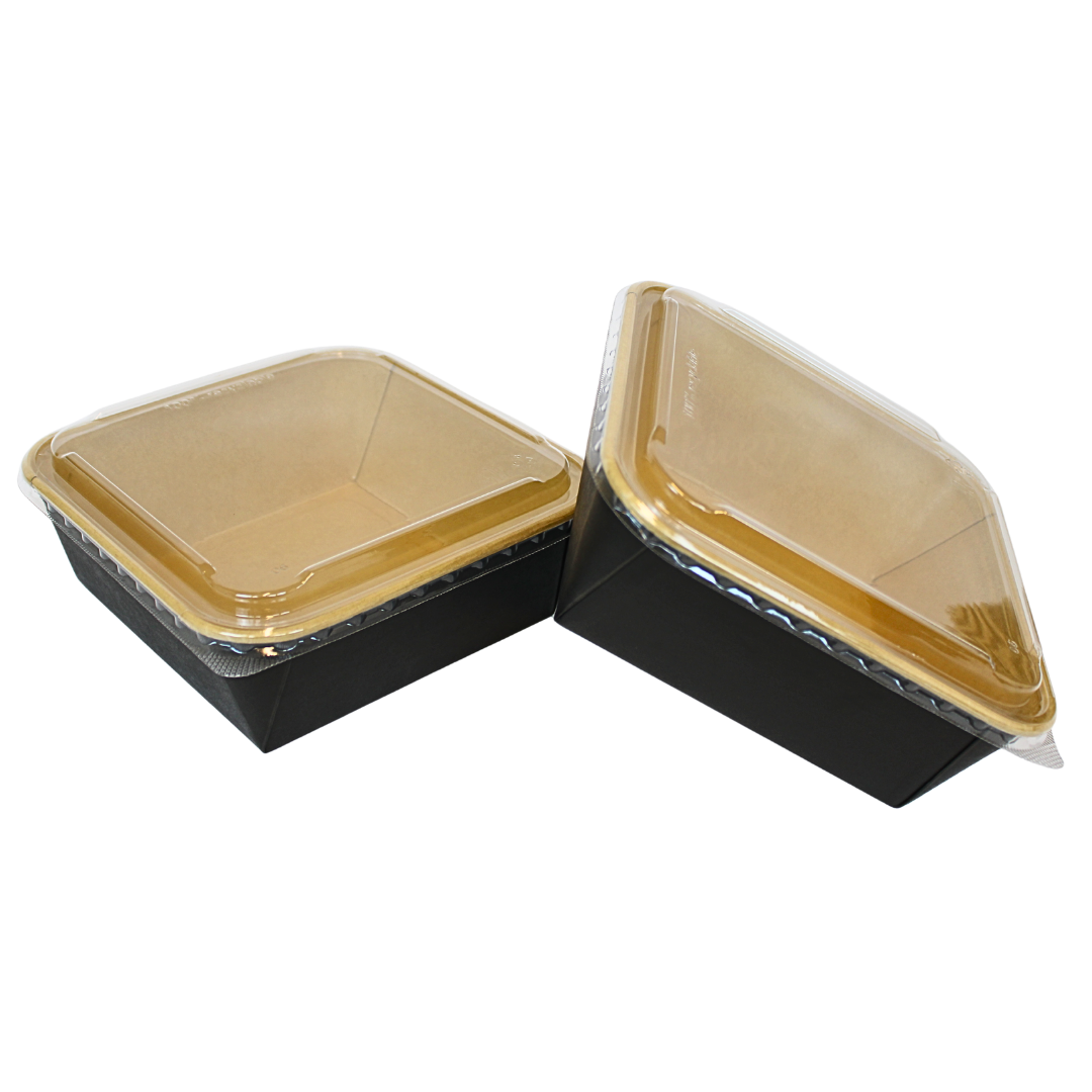 Twee magnetron bakjes met deksel