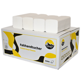 Papierhandtücher weiß 2-lagig 24 x 21 cm Z-Faltung – 3.200 Blatt