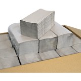 Papierhandtücher für Spender | 1-lagig, 25x23 cm | 5.000 Blatt | ZZ/V-Falz geeignet für Handtuchspender in Toiletten, Büros, Praxen und Studios