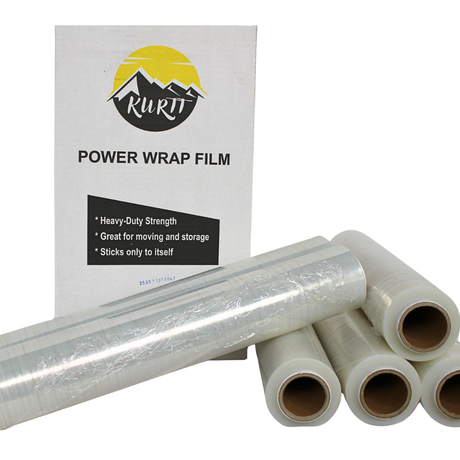 PE Stretchfolie, palettenfolie, 23 µm – 300 m/500 mm – klar, Umzugs- & Transportfolie
