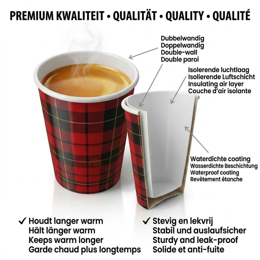Kaffeetassen 180 ml 7,5 oz – 2500 Stück