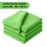 Microfiber cloths - polishing cloths 40 x 40 cm - 80 pieces