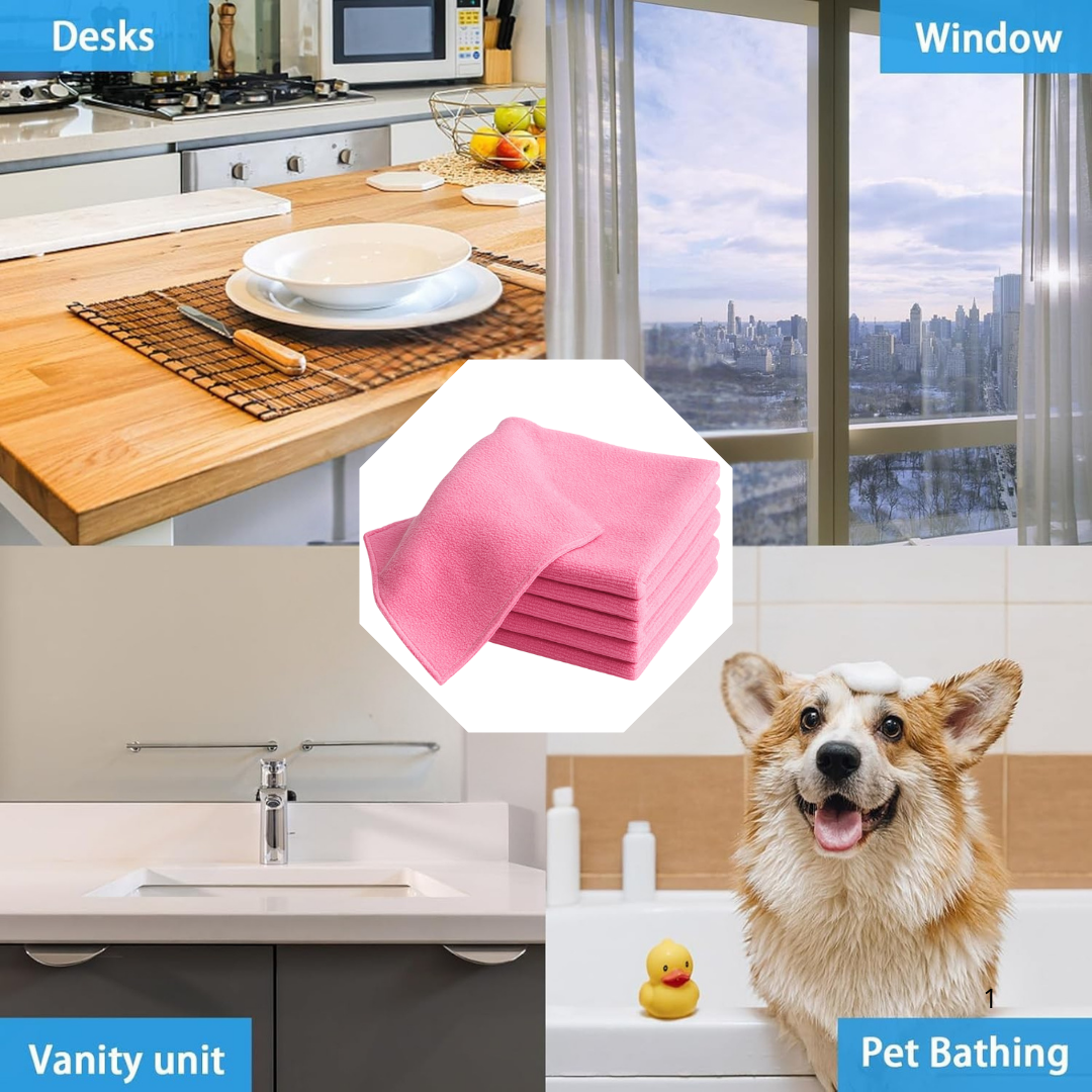 Microfiber cloths - polishing cloths 40 x 40 cm - 80 pieces