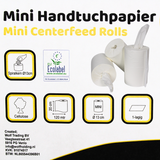 Mini Handtuchrollen - ohne innenhülse - 12 Stück