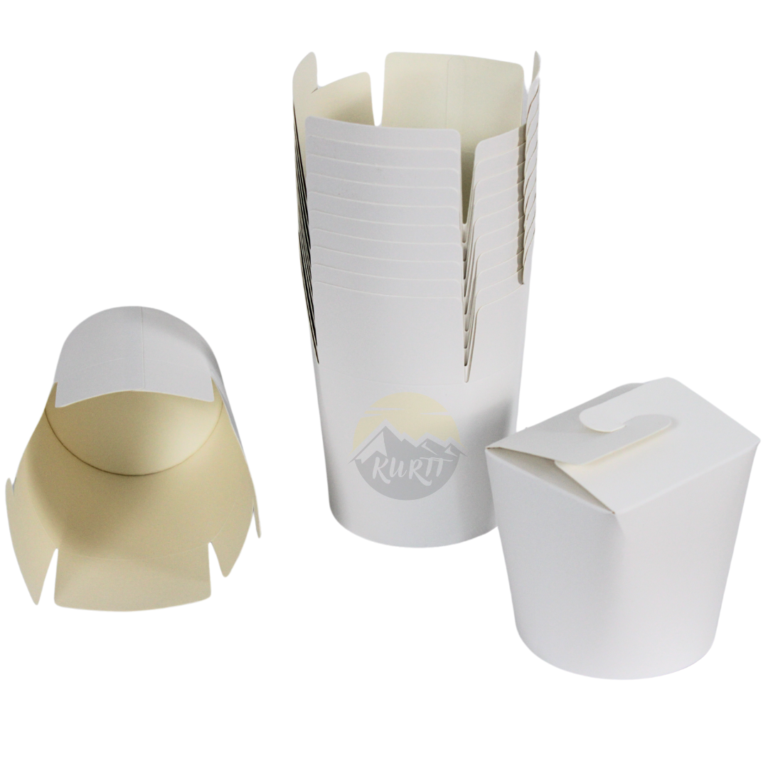 Nudelbox Blanco weiß 26 oz - 500 Stück