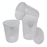 Mikrowelleschale transparent rund 1000cc - 100 Stück