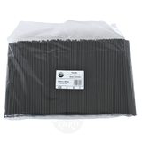 500x Flexible Trinkhalme Wiederverwendbar Flexibel PP 5x230mm | Bunt Schwarz BPA-frei