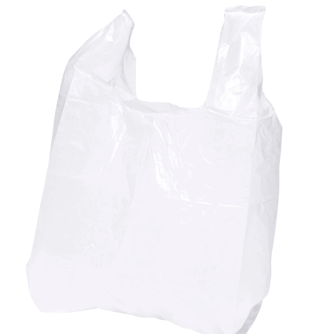 Shirt carrier bags HDPE 30+18x55 cm 11my - 2000 pieces incl. SUP