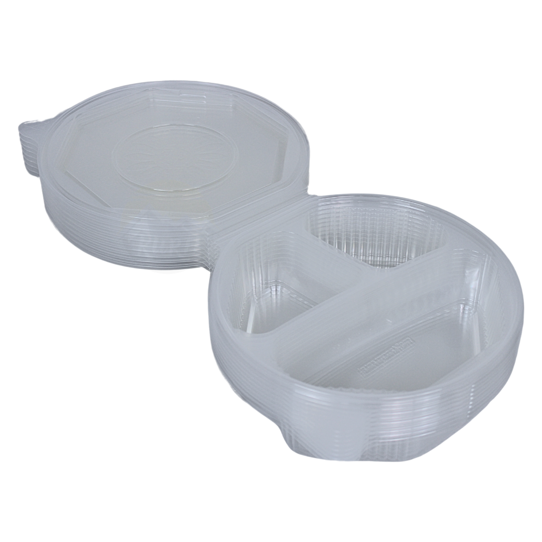 ripboxx® MEAL's Clapshell PP Transparent | 1-Kammer, 2-Kammer & 3-Kammer
