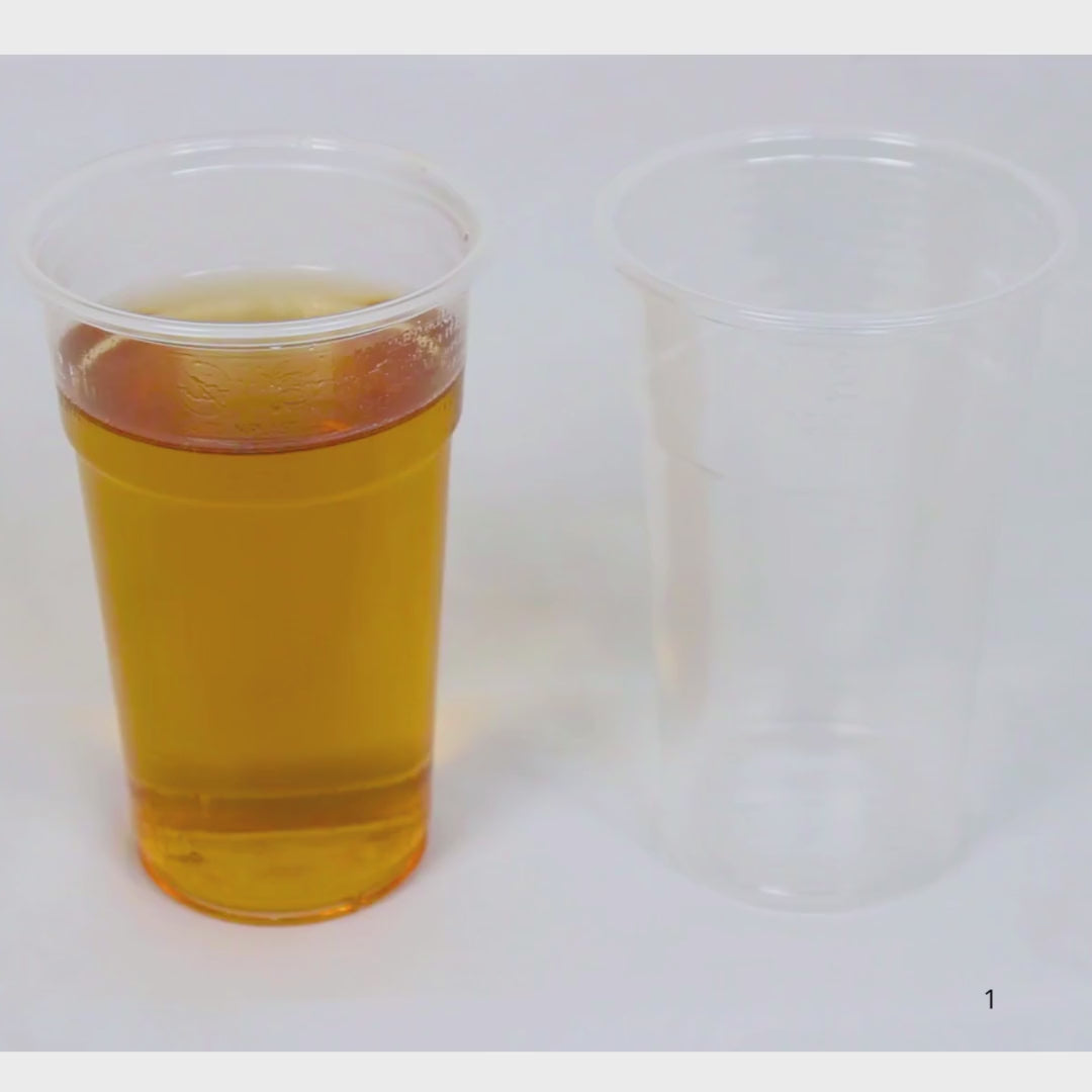 Transparente Becher/Bierbecher 300 ml – 100 Stück