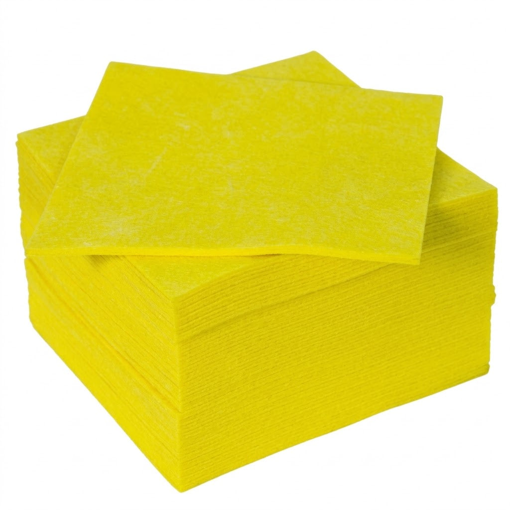 Wischtücher Spültücher Gelb 38x40cm – Viskose fusselarm HACCP Gastronomie | 200 Stück