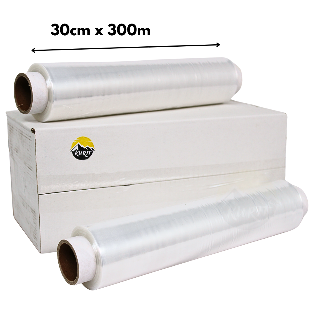 Frischhaltefolie PE 30 cm - 4 Rollen