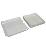 Vlaaidoos wit 25x25x4,5 cm FSC® – 100 stuks | Doos voor vlaai tot Ø24 cm