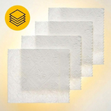 Toilettenpapier 4-lagig (Zellstoff) Weiches WC-Papier mit luxuriöser Ausstrahlung und hoher Saugkraft. 150 Blatt pro Rolle
