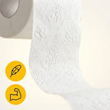 KURTT Toilettenpapier 2-lagig Zellstoff 200 Blatt FSC Ecolabel – 40/80/120/160 Rollen | Hotel Büro Gastro