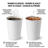 Weiße Kaffeebecher Karton 180 ml – 2500 Stück | Automatenbecher 70 mm | SUP-Zuschlag inbegriffen