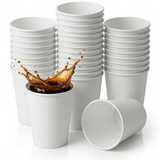 Weiße Kaffeebecher Karton 180 ml – 2500 Stück | Automatenbecher 70 mm | SUP-Zuschlag inbegriffen